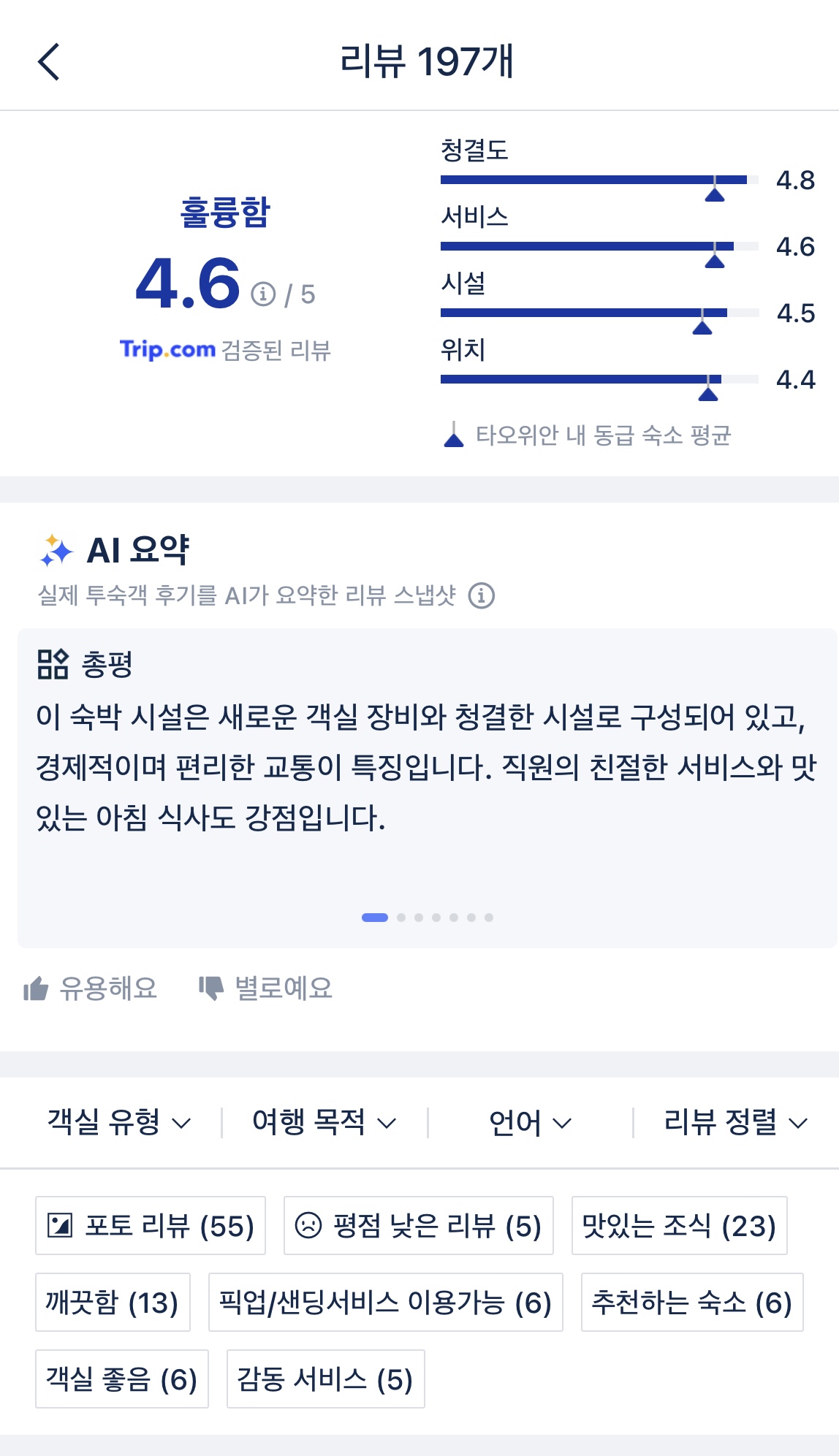 트립닷컴 호텔 환불 후기 