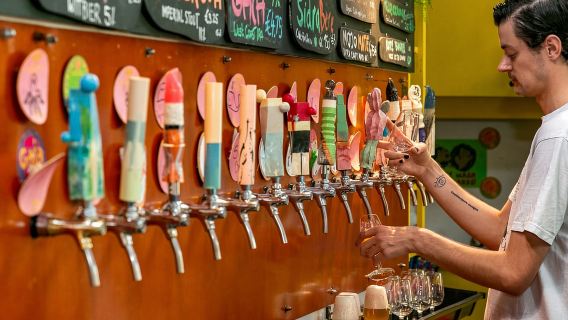 Amsterdam: Geführte Craft-Beer-Brauerei-Bustour mit Verkostungen