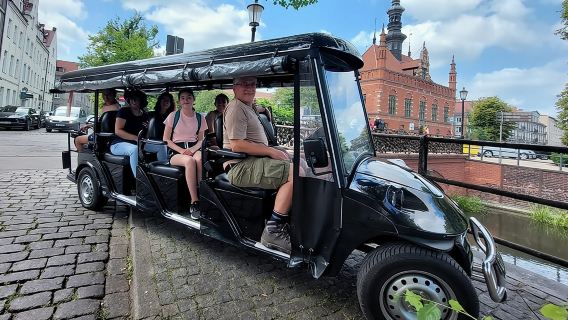 GDANSK City Tour by Golf Cart Live Guide & City Sightseeing 90min