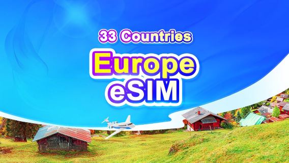 Europa 4G/5G eSIM | TikTok & ChatGPT verfügbar | Tagespaket/Datenpaket | 24-Stunden-Abrechnung | 1–30 Tage | QR-Code