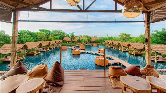 Bangkok Blase im Wald Reservierungsservice für schwimmende Restaurants im Bubble Forest Café