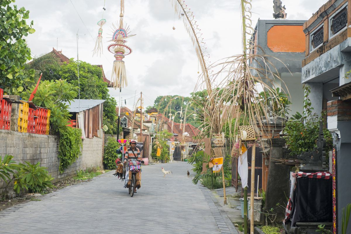 The beach at Seminyak in Bali
