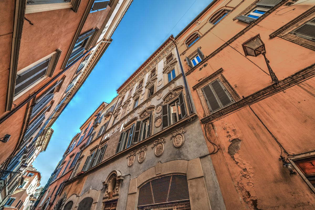 Rome's rooftops and old streets