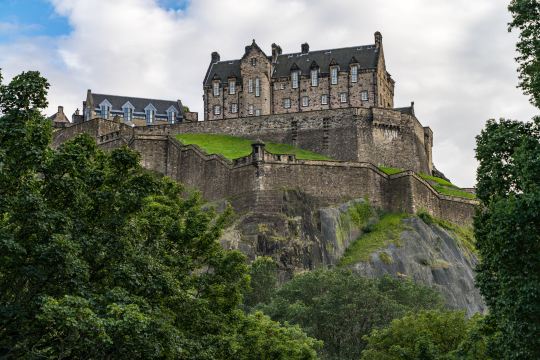 Edinburgh Castle on its rock above the city