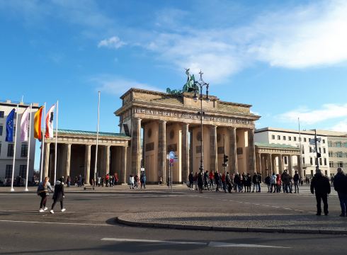The Brandenburg Gate in Berlin