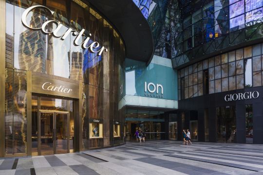 ION Orchard on Orchard Road, close to Singapore hotels in the shopping belt