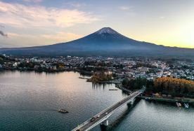 7D6N · Group Tours · Japan + Osaka + Tokyo + Mount Fuji + Kyoto · Experience a peaceful stroll by Mount Fuji and explore incredible bustling cities. Arrive softly in Osaka and depart entirely from Tokyo on a smooth continuous itinerary featuring a thrilling Shinkansen ride zero shopping and private airport transfers.