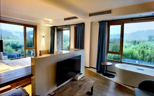 Qiyun·Anji Chashan Yelu Hot Spring Homestay الغرف Photos