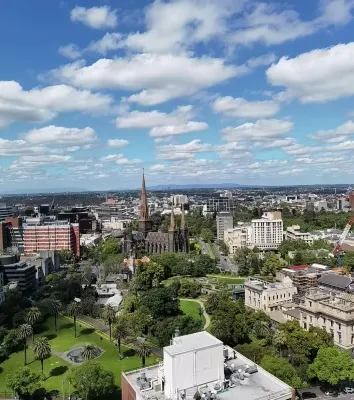 Oaks Melbourne on Lonsdale Suites Area Publik Photos