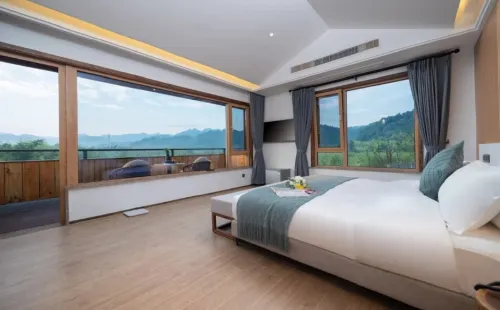 Qiyun·Anji Chashan Yelu Hot Spring Homestay الغرف Photos