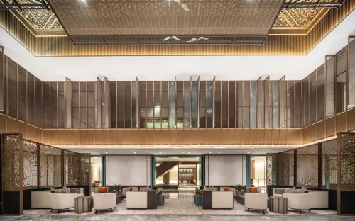 Grand New Century Hotel Meishan Spring Shaoxing Espaces publics Photos