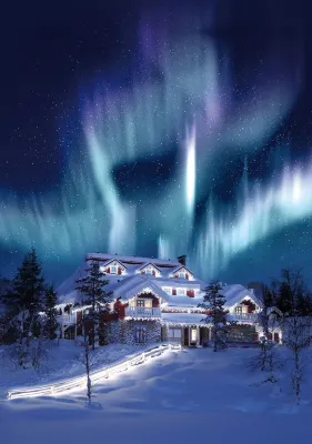 Kakslauttanen Arctic Resort - Igloos and Chalets Extérieur Photos