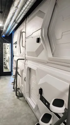 Capsule hostel Floor -1 Self Check in Photos