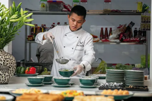 Khách Sạn Elegant Boutique Ăn uống Photos