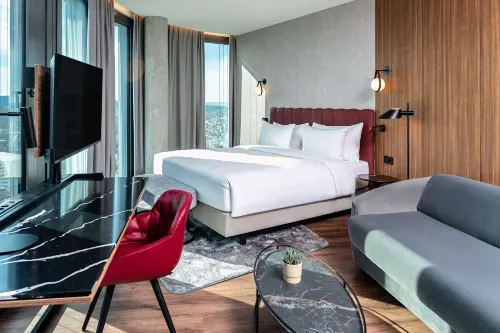 Radisson Blu Hotel at Porsche Design Tower Chambres Photos