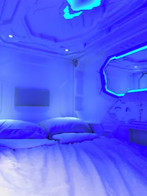 Capsule hostel Floor -1 Self Check in Chambres Photos
