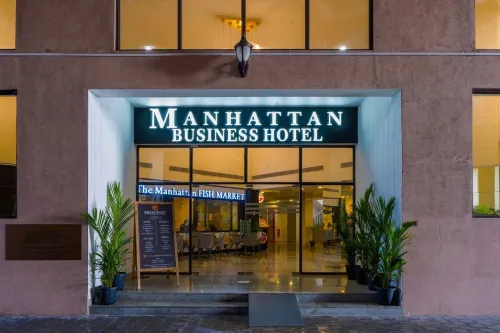 Manhattan Business Hotel Eksterior Photos
