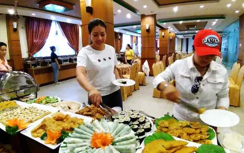 Green Hotel Vung Tau تناول الطعام Photos
