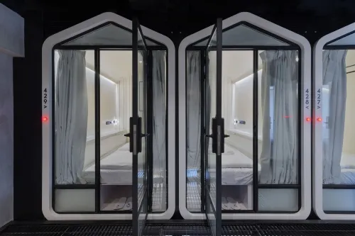 The O Pod Capsule Hotel Kamar Photos