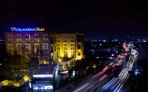 Soll Marina Hotel Serpong Eksterior Photos
