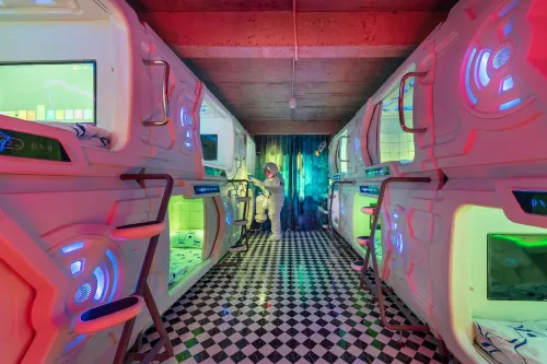 Space Station Hostel Photos