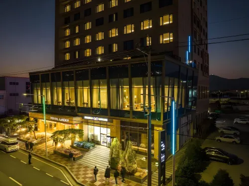 Gwangyang Lacky Hotel Extérieur Photos