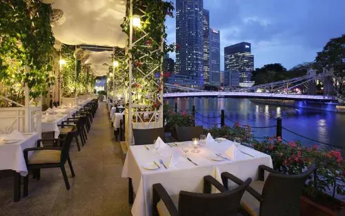 The Fullerton Hotel Singapore Ruokailu Photos