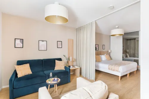 Appart hôtel Q7 Lodge Lyon 7 - Séjours à la nuitée et longues durées Chambres Photos