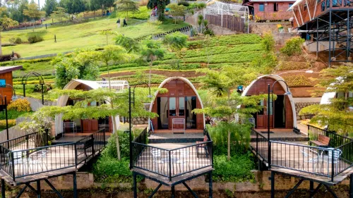 Glamping at Taman Wisata Alam Sevillage Puncak Eksterior Photos