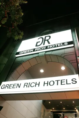 Green Rich Hotel Nishitetsu Ohashi Ekimae Extérieur Photos