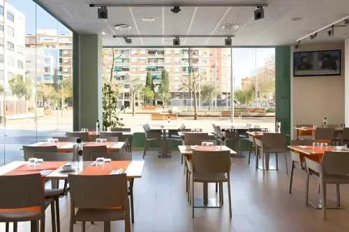 Apartamentos Aura Park Fira BCN Mahlzeiten Photos