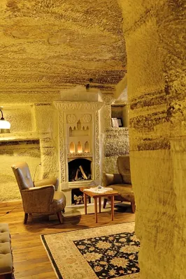 Terra Cave Hotel Öffentliche Flächen Photos