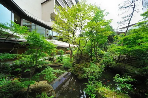 Senkeien Tsukioka Hotel Öffentliche Flächen Photos