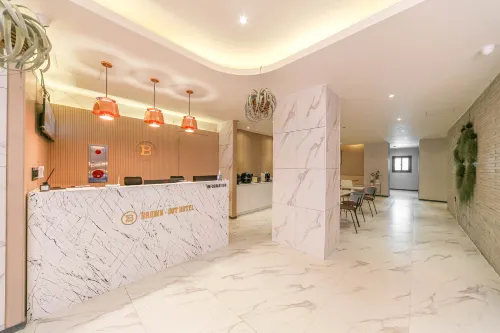 Pohang Brown Dot Hotel Öffentliche Flächen Photos