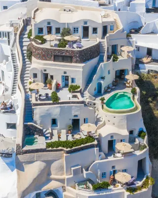 Pezoules of Oia Extérieur Photos