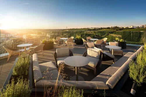 Radisson Blu Hotel at Porsche Design Tower Espaces publics Photos