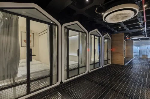 The O Pod Capsule Hotel Kamar Photos