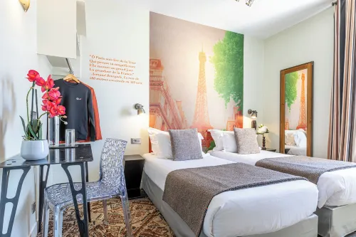 Hotel Alpha Paris Eiffel by Patrick Hayat Chambres Photos