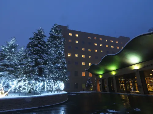 Jozankei Tsuruga Resort Spa Mori No Uta Eksterior Photos