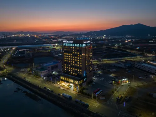 Gwangyang Lacky Hotel Extérieur Photos