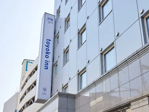 Toyoko Inn Fukuyama-Eki Shinkansen Minami-Guchi Außen Photos