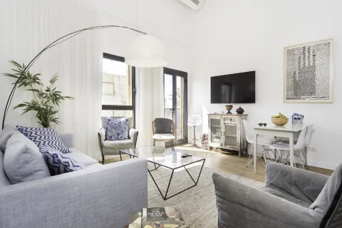 Seaside Escape with Blissful Balcony and Mamad by Sea N' Rent Photos