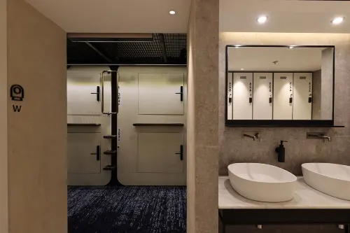 The O Pod Capsule Hotel Kamar Photos