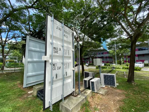 Shipping Container Hotel at One-North In der Nähe des Hotels Photos
