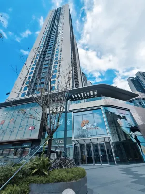 Yi Zhi. High Floor City View Huge-Screen Apartment(Shenzhen North Railway Station, Wanke Yue City) Eksterior Photos