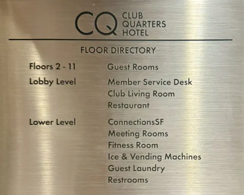 Club Quarters Hotel in San Francisco Photos