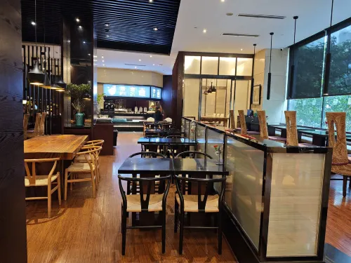 Shanghai Wujiaochang Baiyang SSAW Boutique Hotel Ristorazione Photos