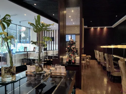Shanghai Wujiaochang Baiyang SSAW Boutique Hotel Ristorazione Photos