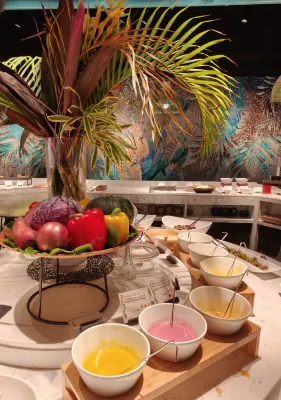 TWIN-LINE HOTEL YANBARU OKINAWA JAPAN تناول الطعام Photos