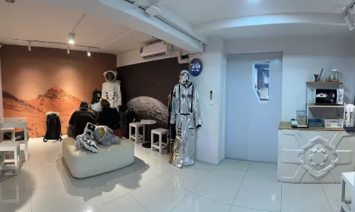 Space Station Hostel Khu vực công cộng Photos